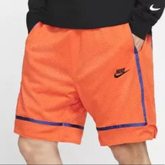 nike orange basketball shorts